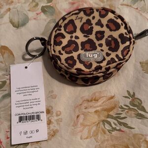 🐷 Lug Leopard Brown Coin Pouch Rare